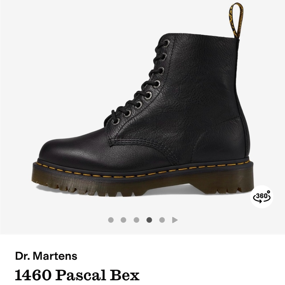 Dr. Martens 1460 Pascal Bex Leather Boots - Black
